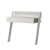 Cowork Modern Desk White Wall Mounted With Drawer 94cm Wide
