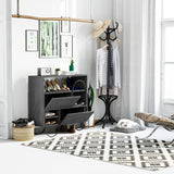 Norfolk Shoe Cabinet Retro Grey