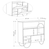 Norfolk Shoe Cabinet Retro Grey