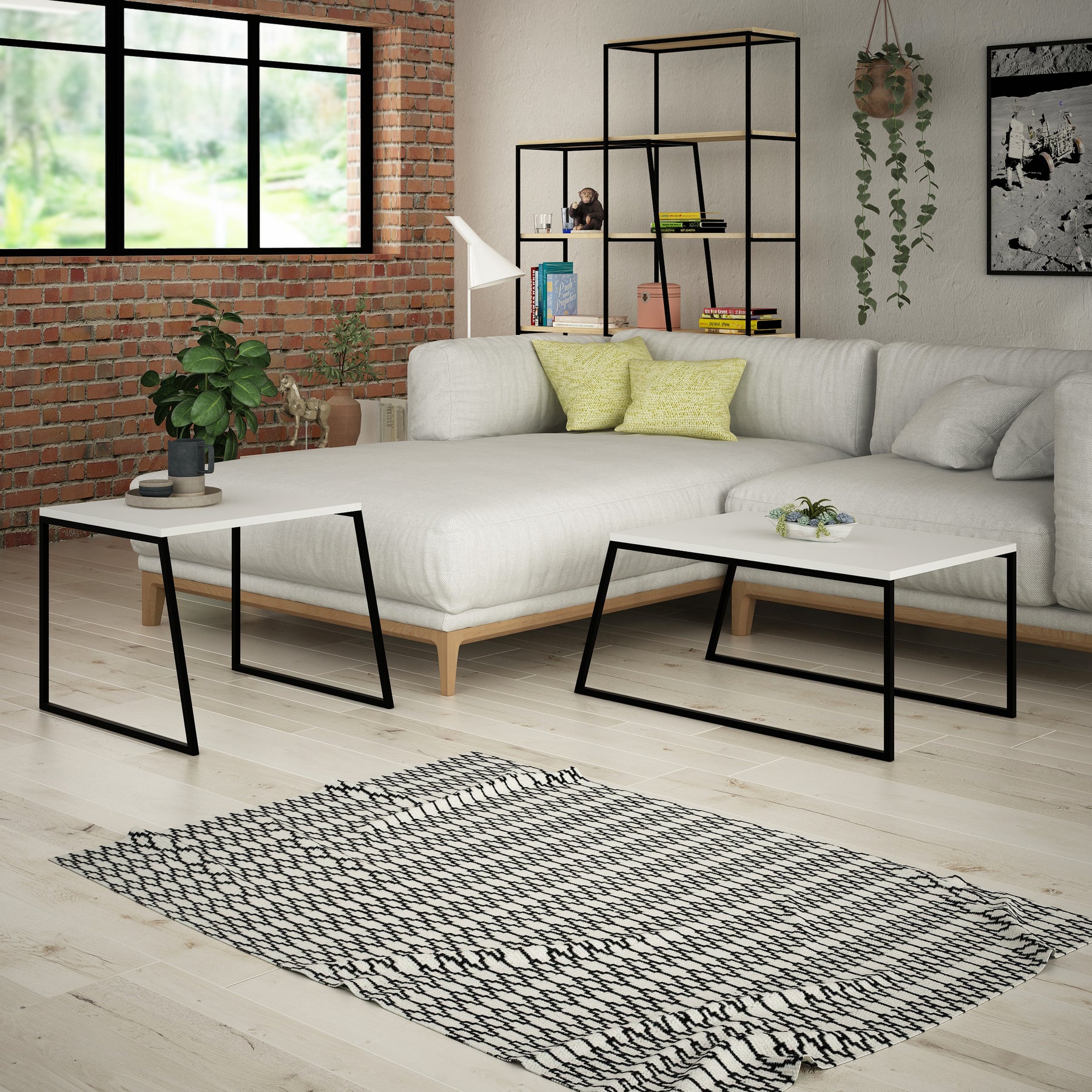 Pal Modern Coffee Table White
