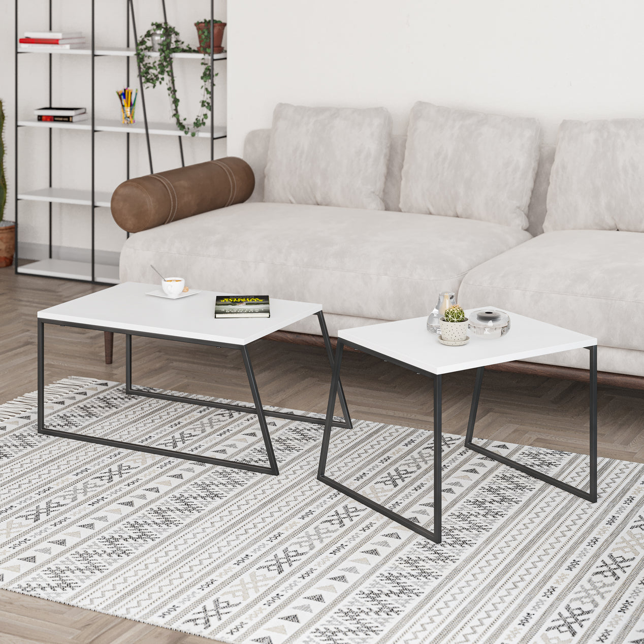 Pal Modern Coffee Table White