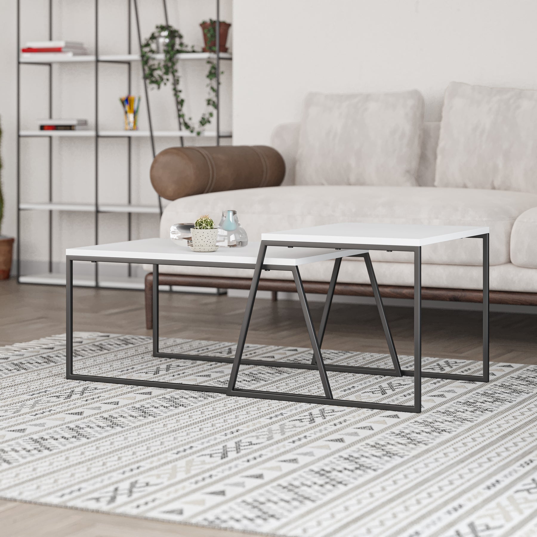 Pal Modern Coffee Table White