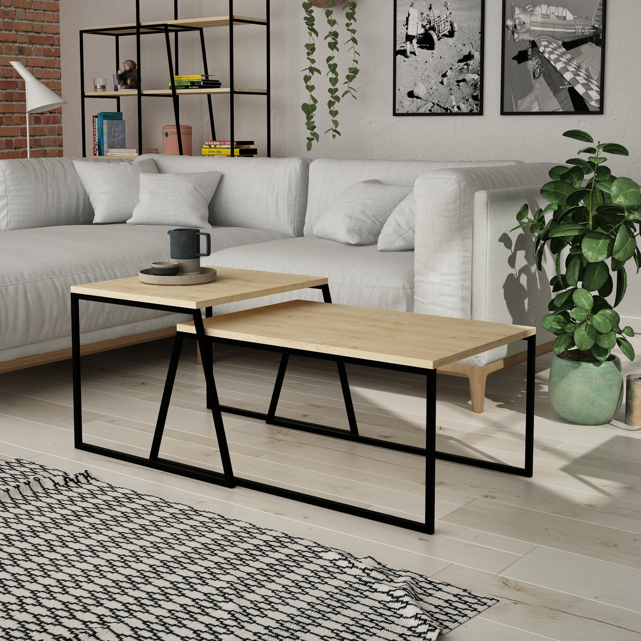 Pal Modern Coffee Table Oak