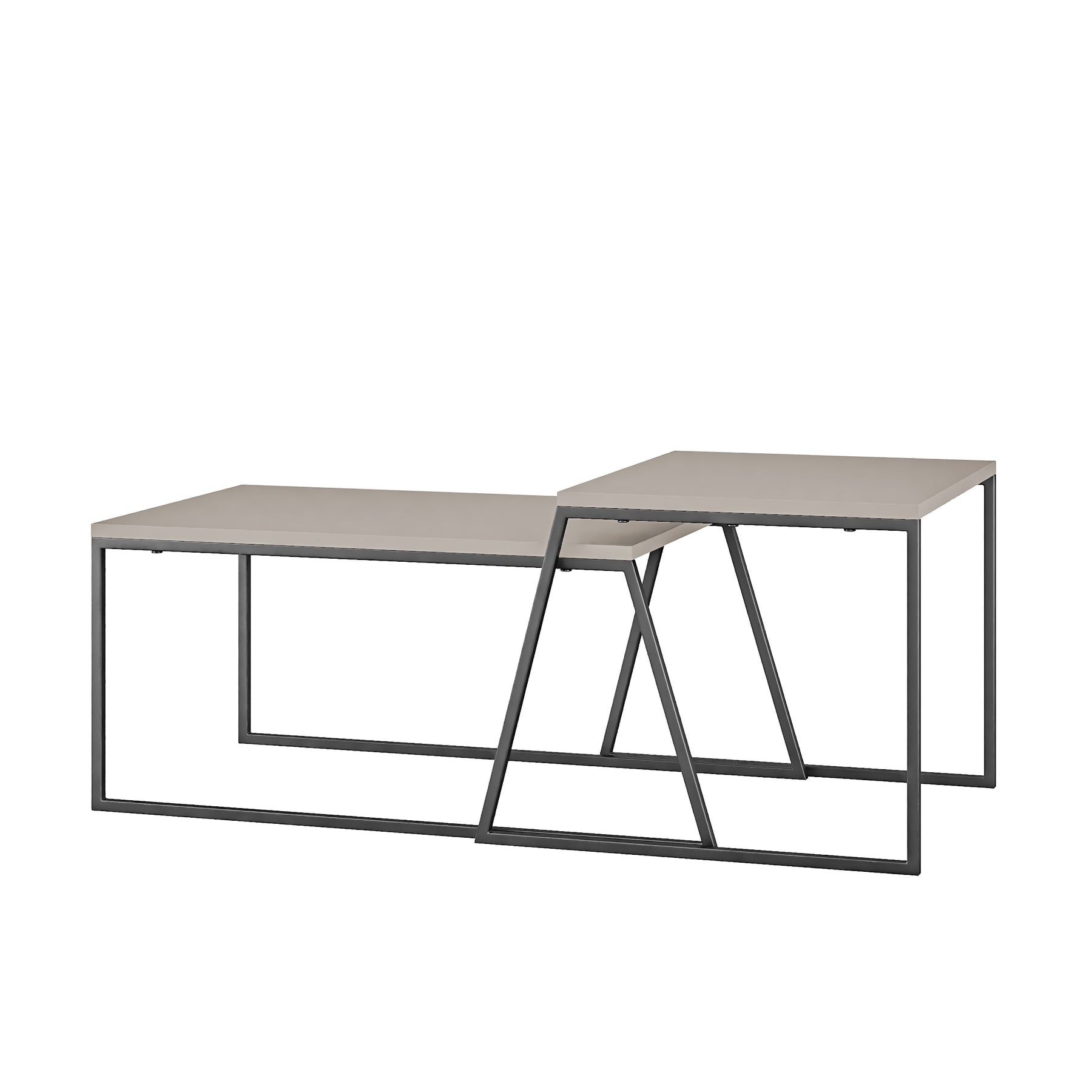 Pal Modern Coffee Table Mocha Grey