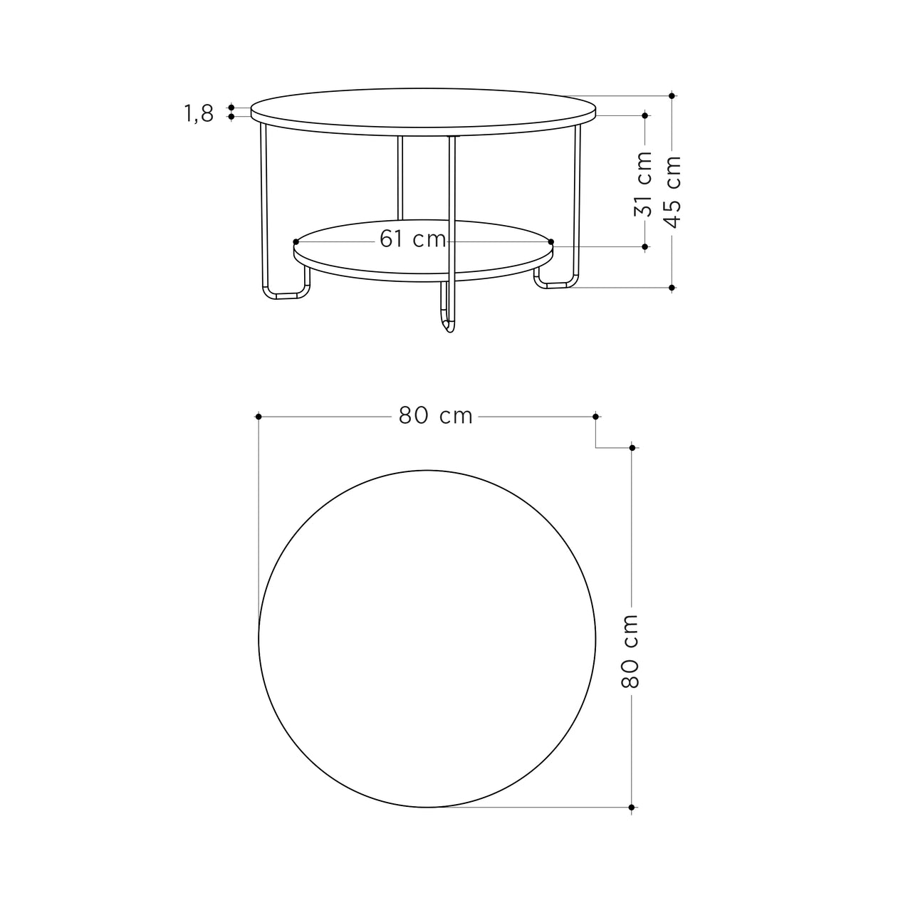 Corro Modern Coffee Table Oak Lotus