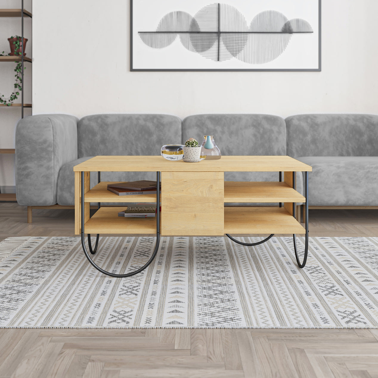 Norfolk Modern Coffee Table Oak