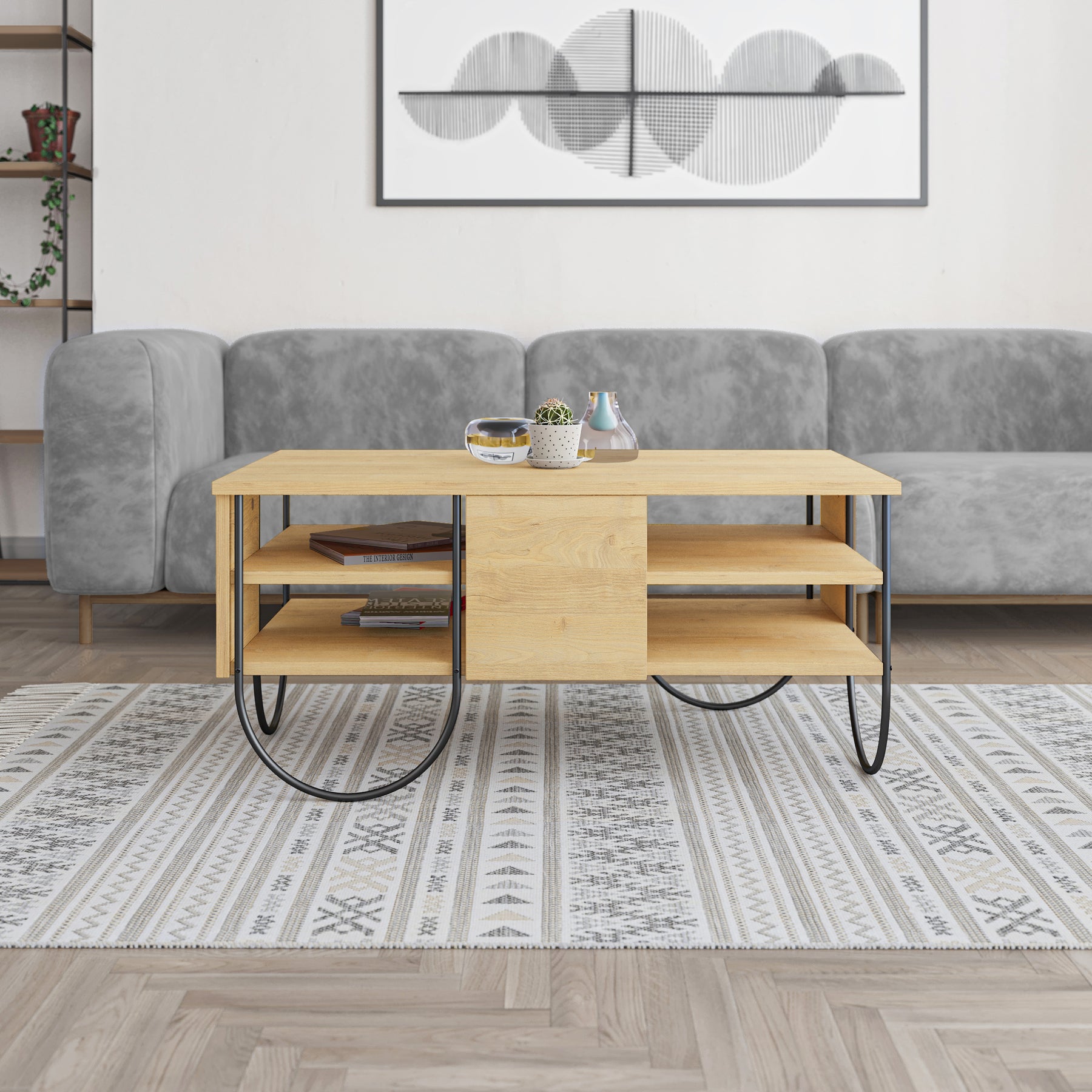 Norfolk Modern Coffee Table Oak