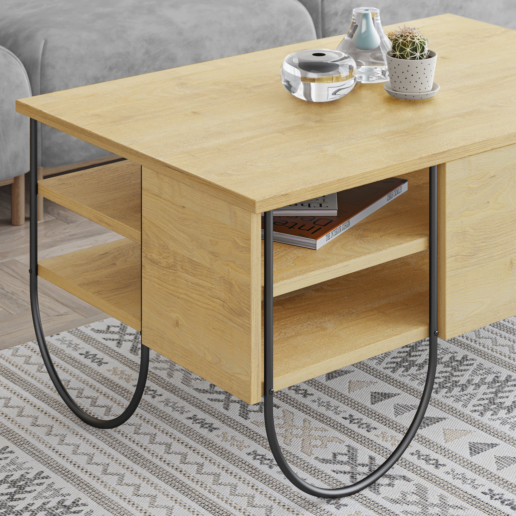 Norfolk Modern Coffee Table Oak