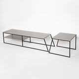 Pal Modern TV Unit Multimedia Centre Stand With Storage Mocha Grey 163cm