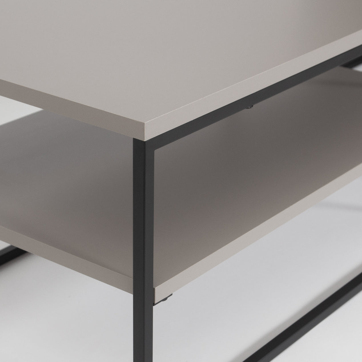 Pal Modern TV Unit Multimedia Centre Stand With Storage Mocha Grey 163cm