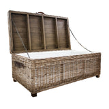 Maya Handmade Kubu Rattan Storage Coffee Table