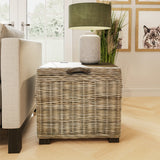 Maya Handmade Kubu Rattan Storage Side Table