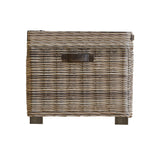 Maya Handmade Kubu Rattan Storage Side Table