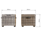 Maya Handmade Kubu Rattan Storage Side Table