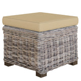 Maya Handmade Kubu Rattan Small Storage Stool