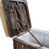 Maya Handmade Kubu Rattan Small Storage Stool