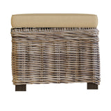 Maya Handmade Kubu Rattan Small Storage Stool
