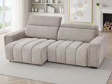 Molly Electric Sofabed Beige 3 Seater