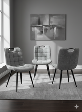 Arizona Dining Set With 4 Chairs Grey
