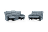 Myra Recliner Sofa Grey Fabric 3+2 Set