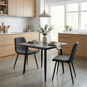 Nova Sintered Stone Dining Table 70x70cm - Grey Marble