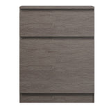 FWStyle Stora 1 Door 1 Drawer Multi-Storage Unit - Rustic Oak