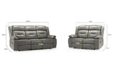 Novie Recliner Sofa Grey 3+2 Set