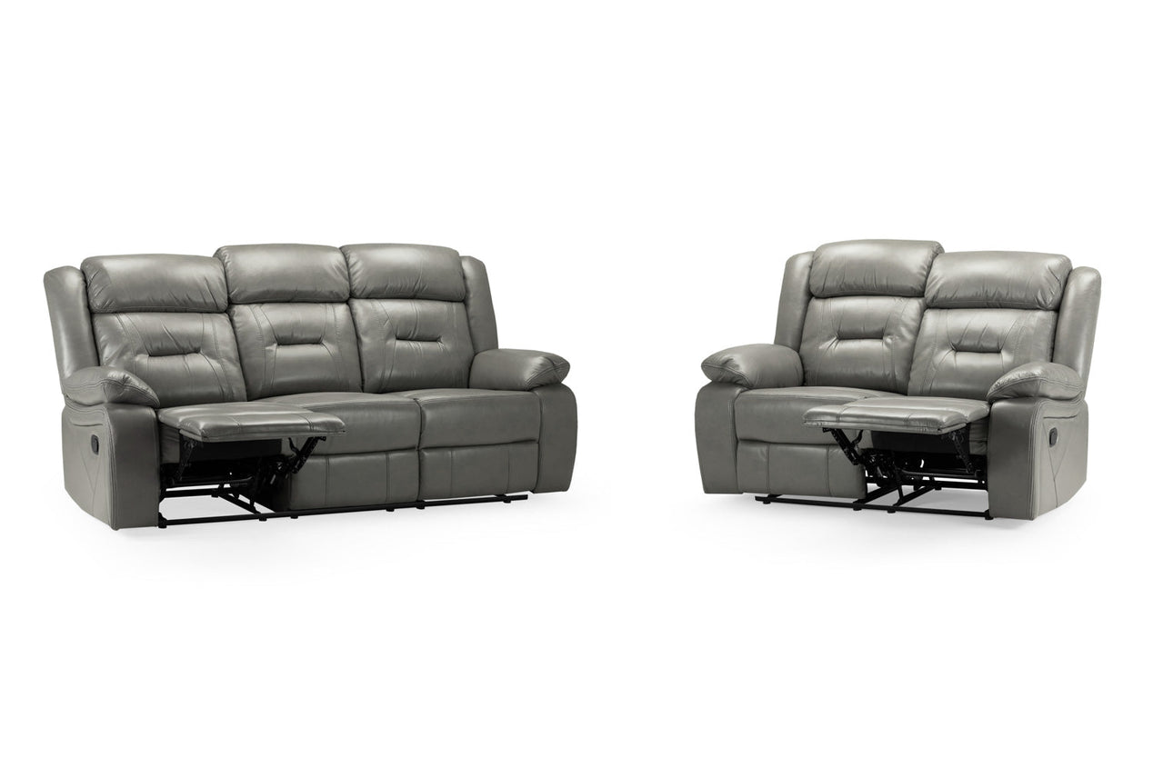 Novie Recliner Sofa Grey 3+2 Set