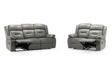 Novie Recliner Sofa Grey 3+2 Set