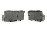 Novie Recliner Sofa Grey 3+2 Set
