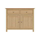 Taberno Oak 2 Door 2 Drawer Sideboard Natural Oak
