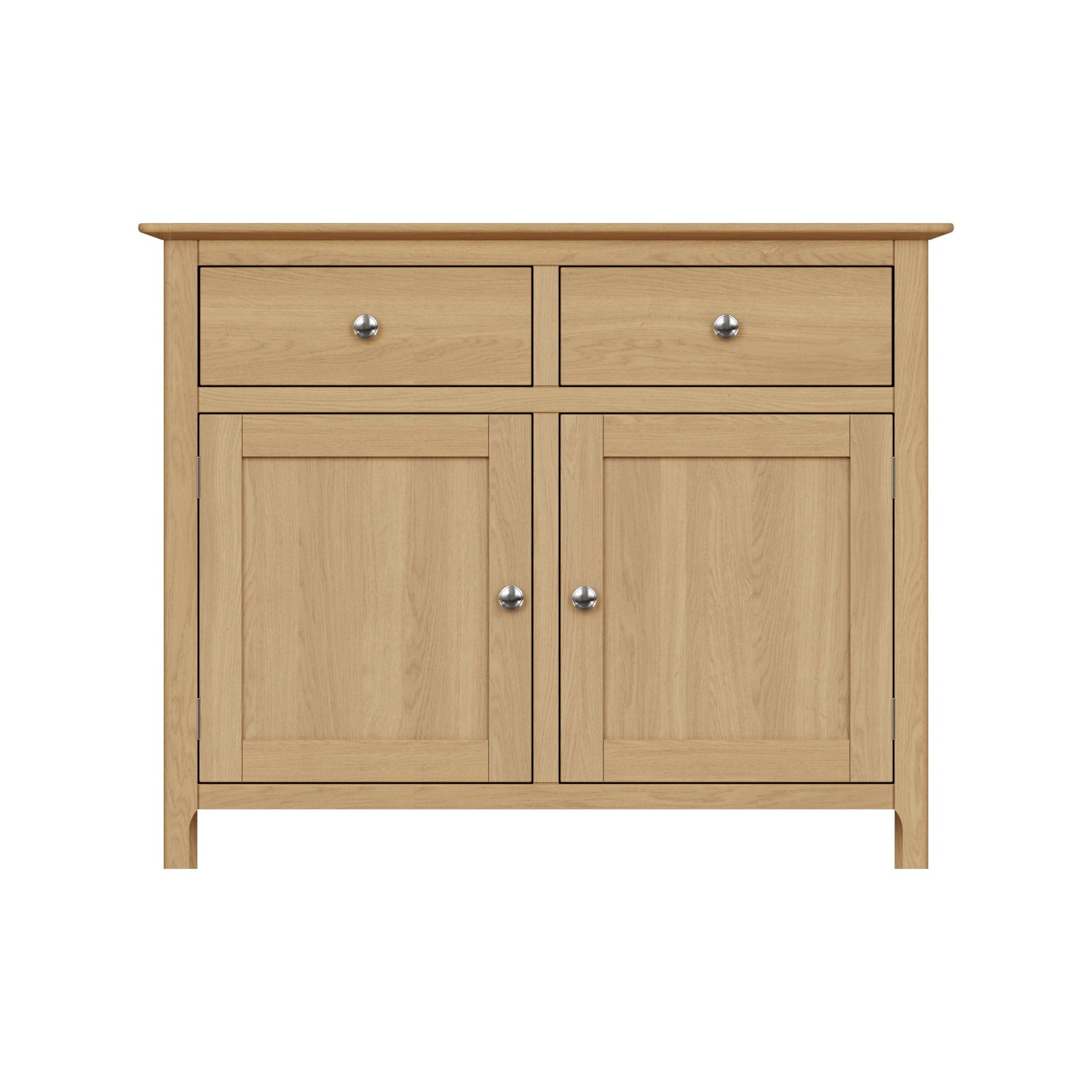 Taberno Oak 2 Door 2 Drawer Sideboard Natural Oak