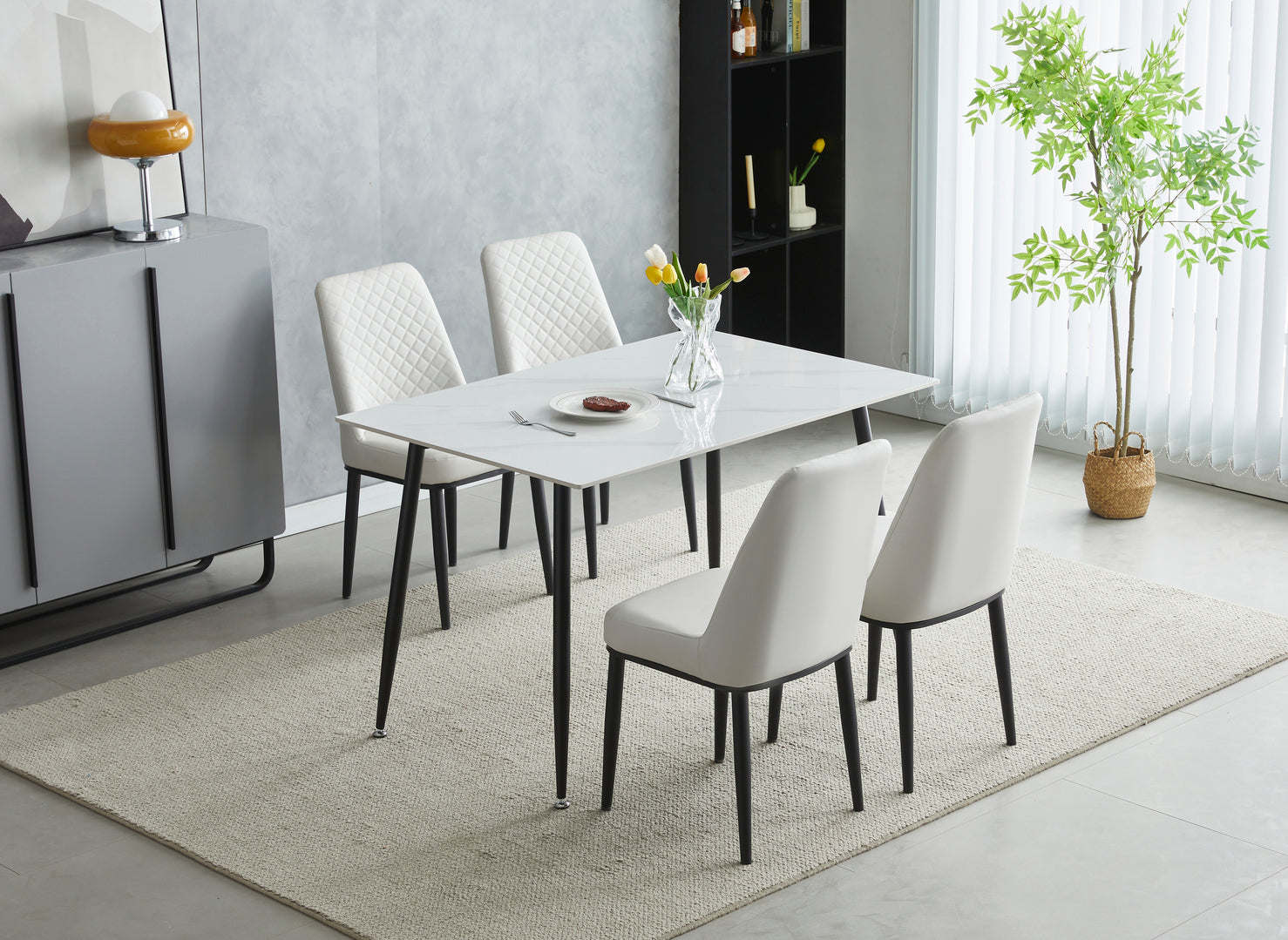 Oxford Dining Table Cream