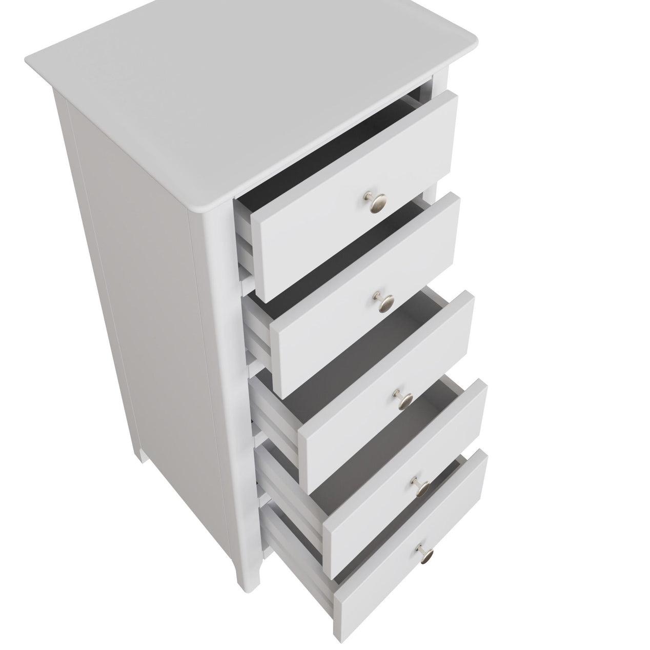 Palma 5 Drawer Chest of Drawers Pure White