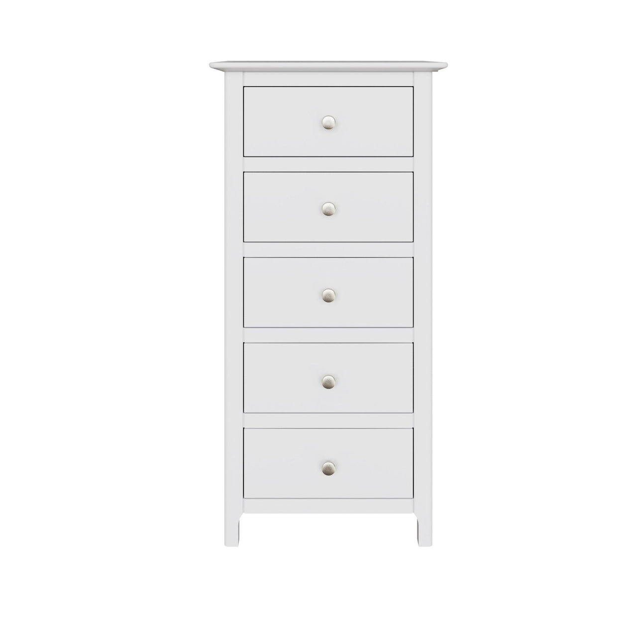 Palma 5 Drawer Chest of Drawers Pure White
