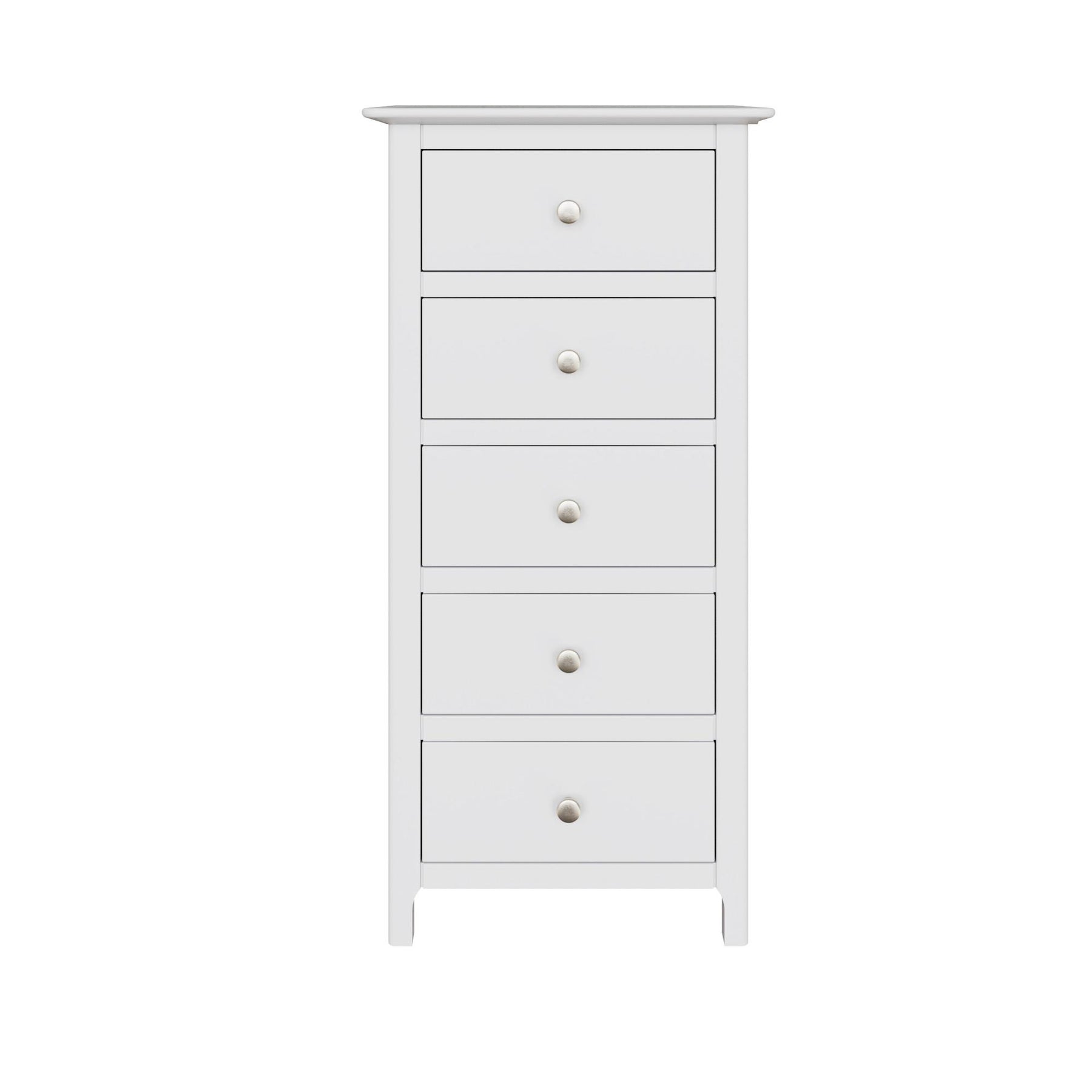 Palma 5 Drawer Chest of Drawers Pure White