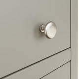 Palma 3 Drawer Bedside Cabinet Pale Grey
