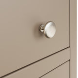 Palma 3 Drawer Bedside Cabinet Putty