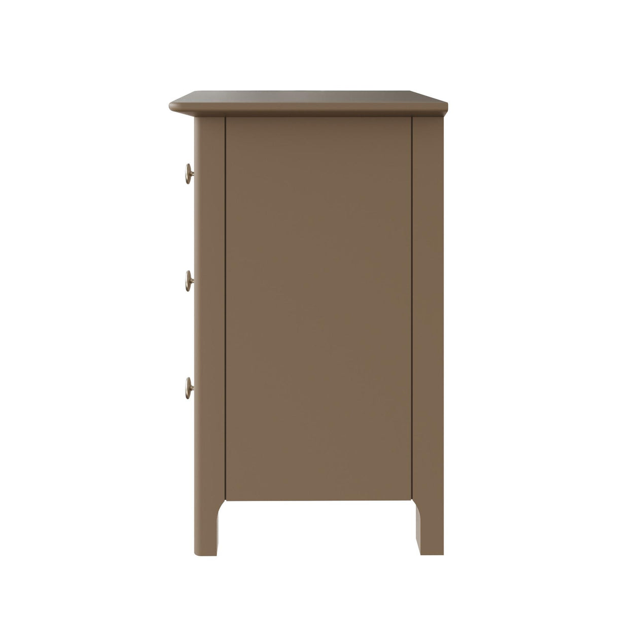 Palma 3 Drawer Bedside Cabinet Putty