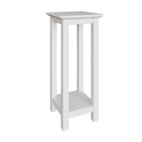 Palma Side Table Plant Stand Pure White