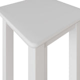 Palma Side Table Plant Stand Pure White