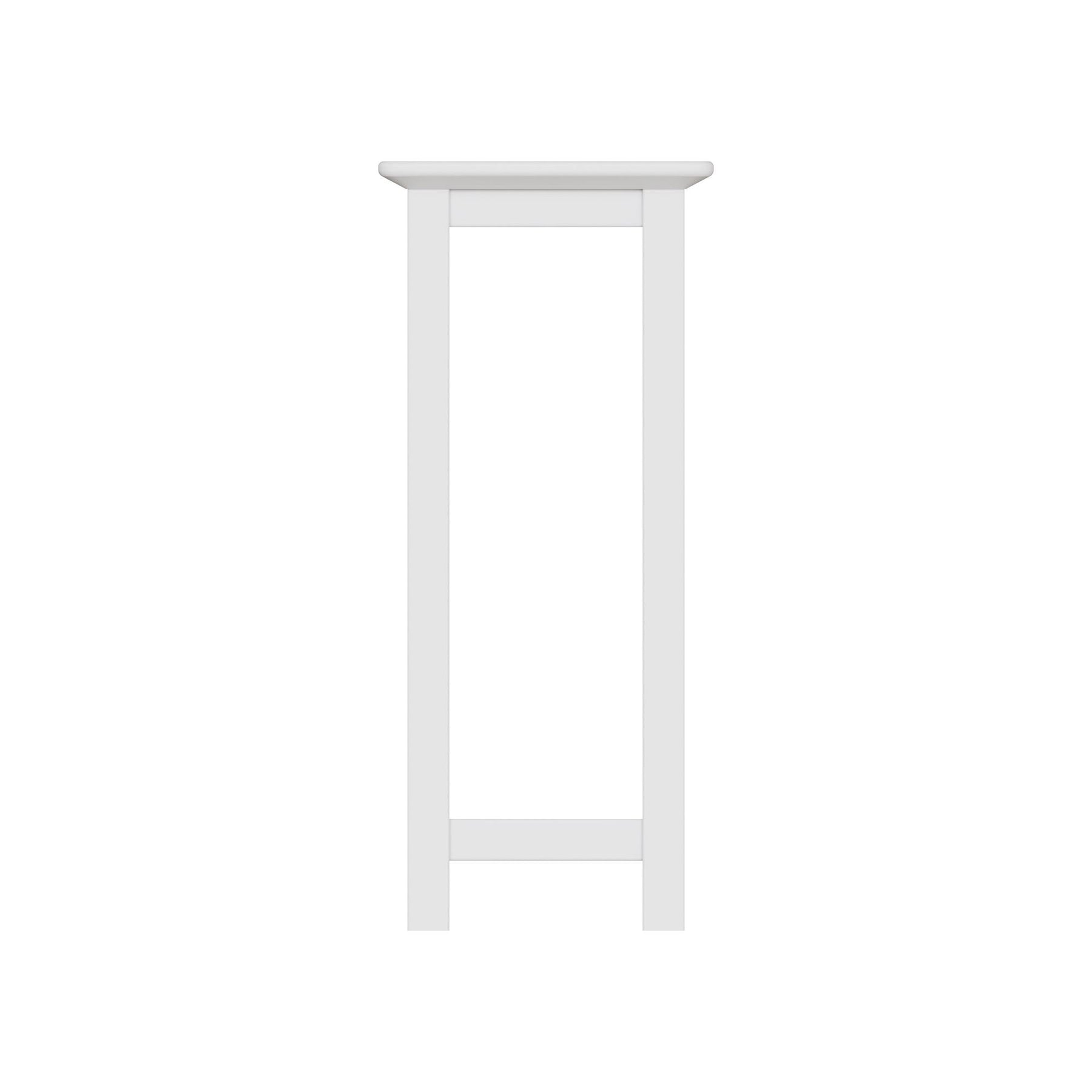 Palma Side Table Plant Stand Pure White