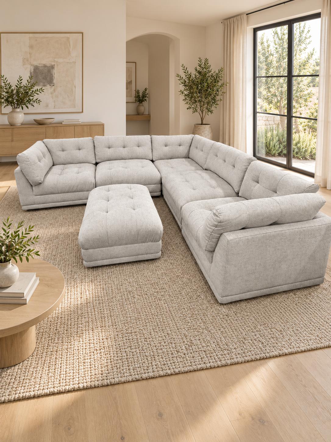 San Diego Corner Sofa & Footstool