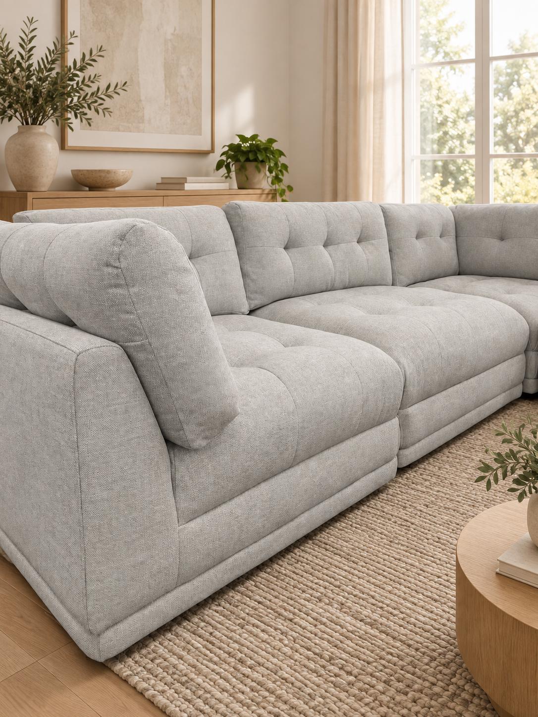 San Diego Corner Sofa & Footstool