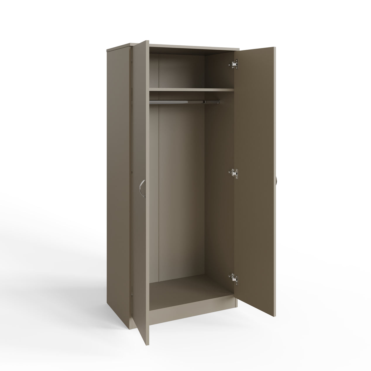 Promo 2 Door Double Wardrobe - Putty