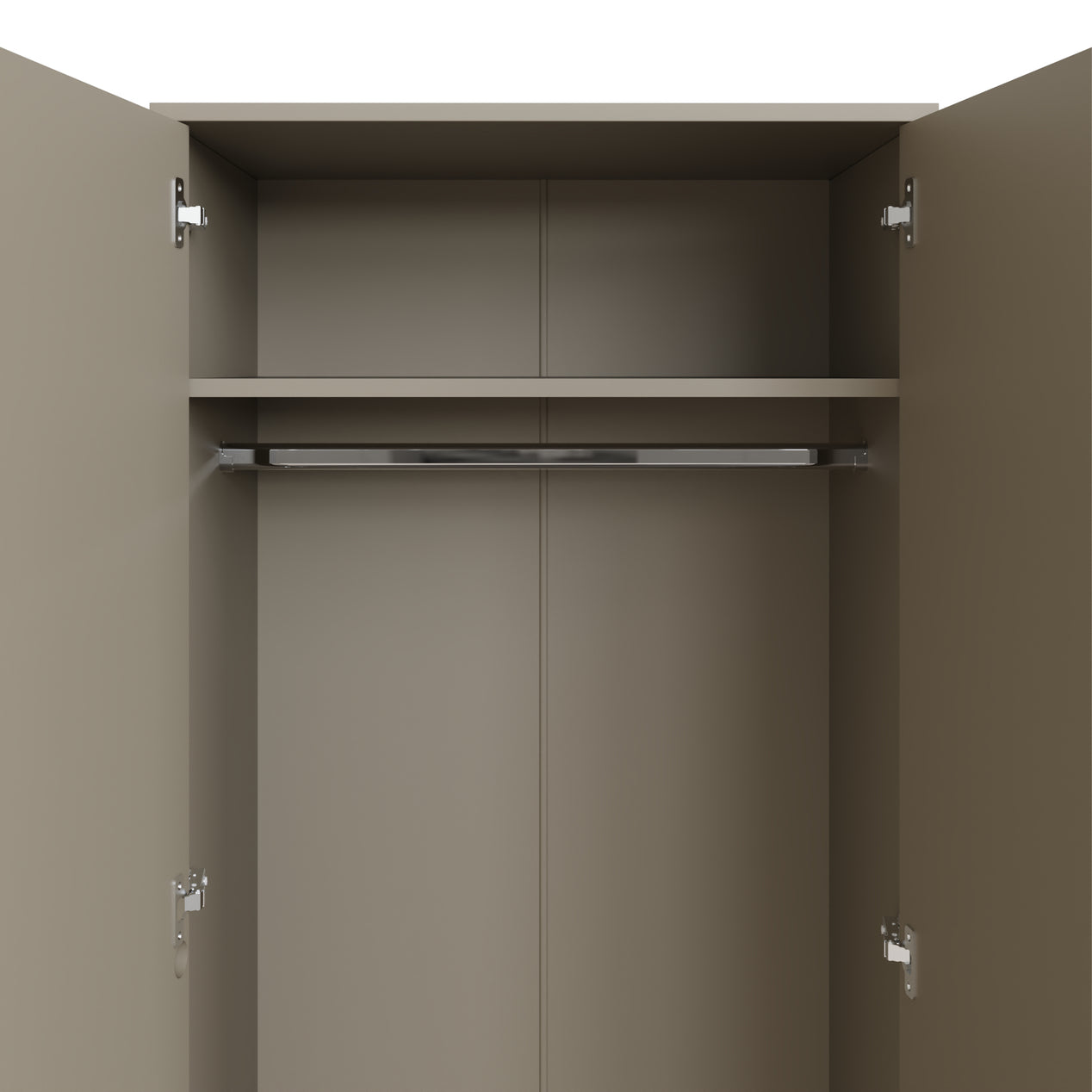 Promo 2 Door Double Wardrobe - Putty