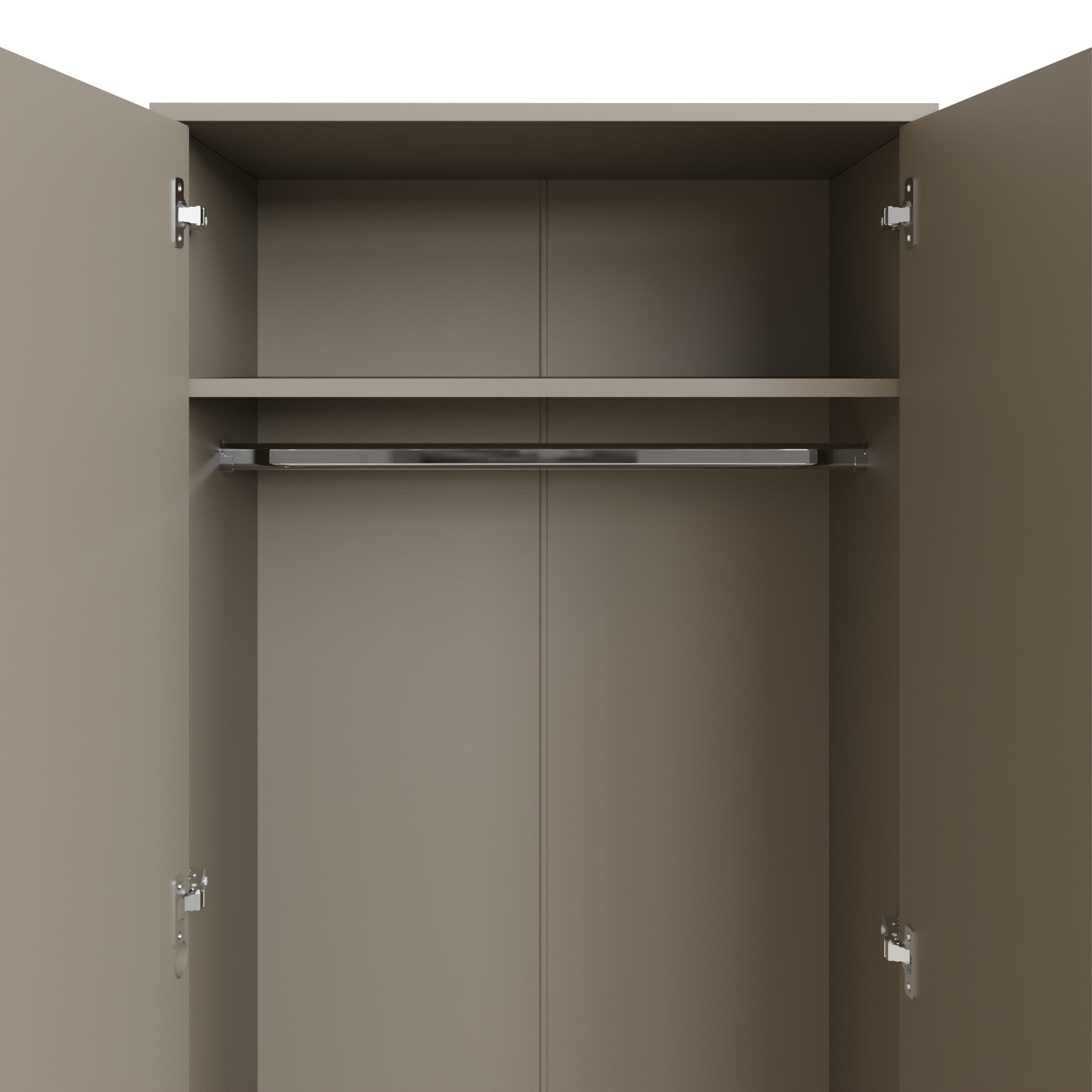 Promo 2 Door Double Wardrobe - Putty
