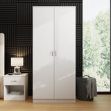 Promo 2 Door Double Wardrobe - White