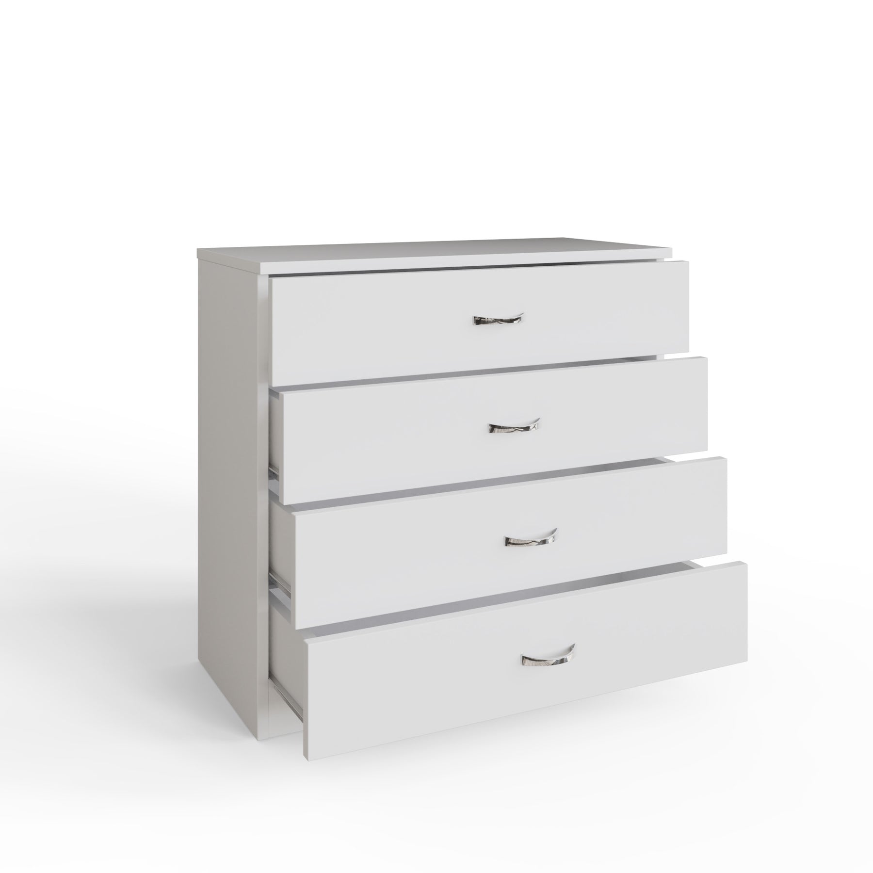 Promo 4 Drawer Chest Of Drawers - White