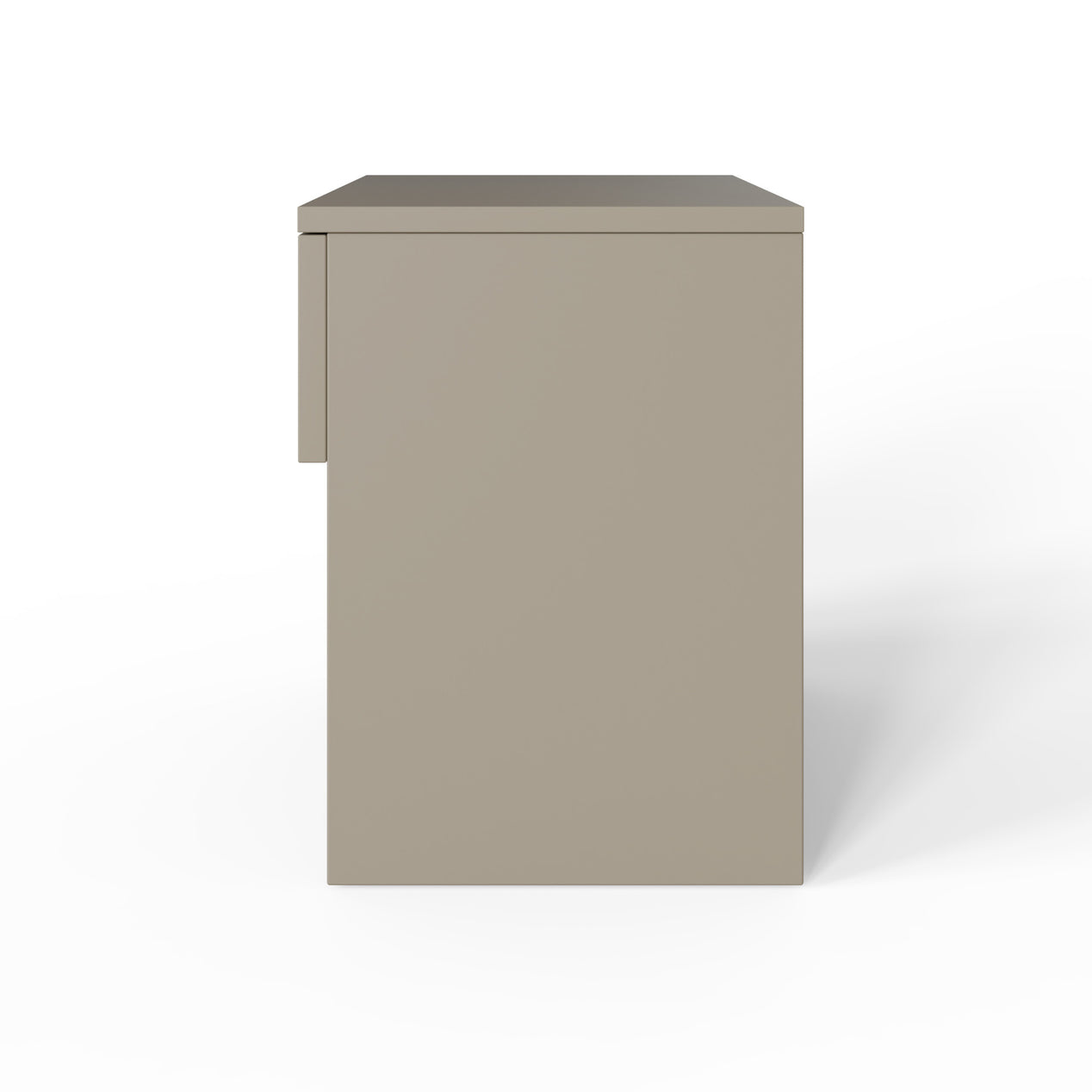 Set Of 2 Promo 1 Drawer Nightstands With Shelf - Putty